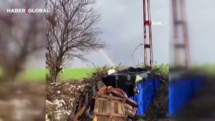 İstanbul'da gökkuşağı manzarası büyüledi