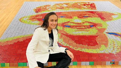 11-Year-Old Sets Record with a Rubik’s Cube Masterpiece of Queen Elizabeth II