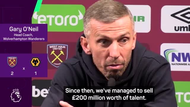 O'Neil blames Wolves' transfer policy for Premier League struggles