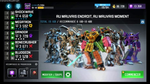 Transformers Forgés d'Acier (Walkthrough FR) épisode 95: Au mauvais endroit, au mauvais moment