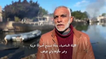 دمار في ميناء اللاذقية بعد الضربات الإسرائيلية