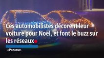 Ces automobilistes décorent leur voiture pour Noël, et font le buzz sur les réseaux