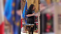 La científica Valeria Edelsztein recibió un premio en la embajada de Francia