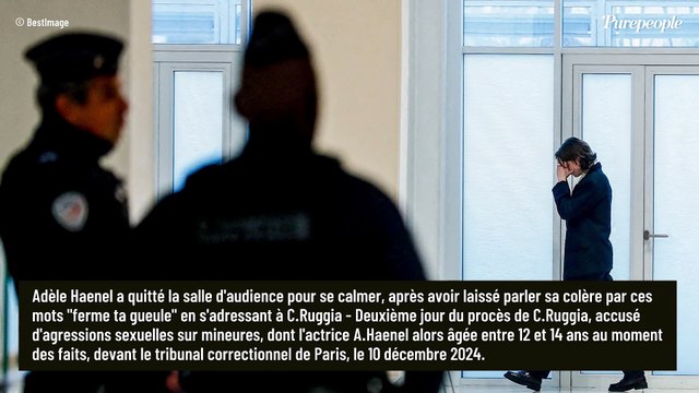 Adèle Haenel perd le contrôle au procès de Christophe Ruggia, l'actrice craque face au réalisateur