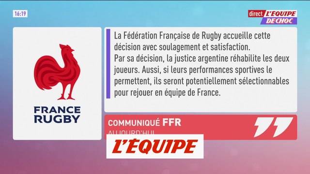 Non-lieu pour Auradou et Jegou - Rugby - Affaire de Mendoza