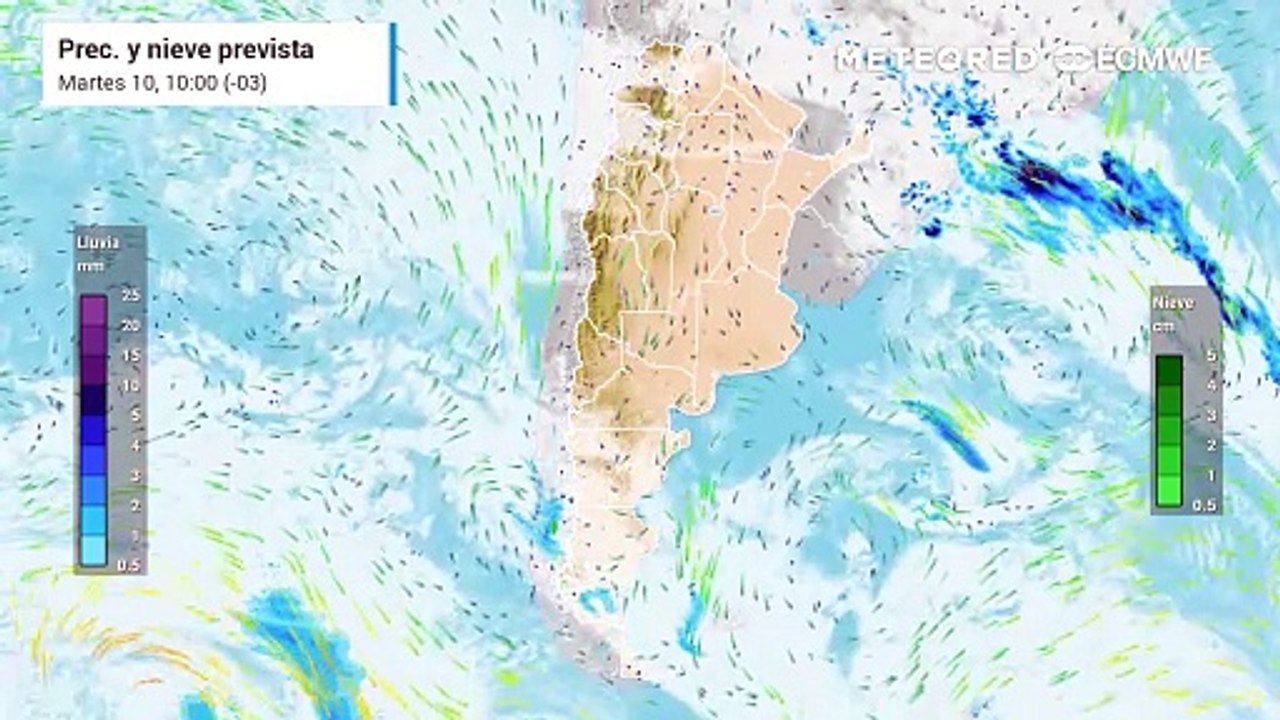 Alertas por ráfagas y por tormentas en estas provincias de Argentina: el pronóstico para el resto de la semana