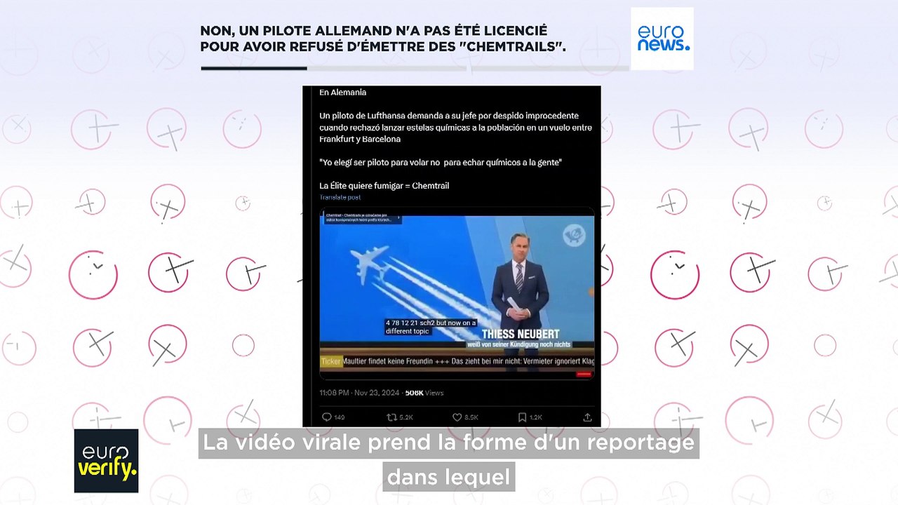 Non, un pilote allemand n'a pas été licencié pour avoir refusé de pulvériser des produits chimiques