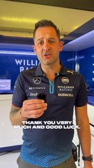 Mensaje de despedida de Williams para Franco Colapinto