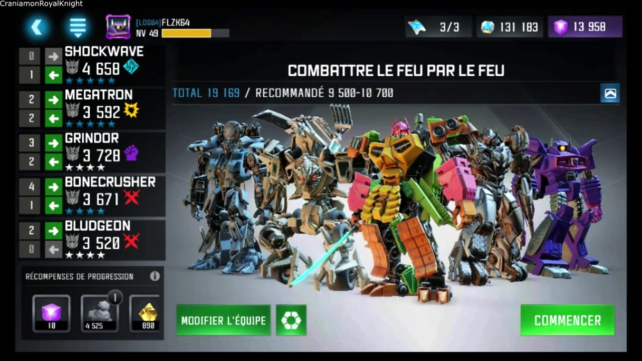 Transformers Forgés d'Acier (Walkthrough FR) épisode 96: Combattre le feu par le feu