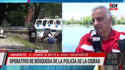 📢 BÚSQUEDA EN LOS LAGOS DE PALERMO: "YA ESTAMOS BUSCANDO A UNA PERSONA SIN VIDA"