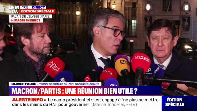 Le sentiment que les choses ont avancé : Olivier Faure (PS) propose au gouvernement de renoncer au 49.3 en échange d'une non-censure des oppositions