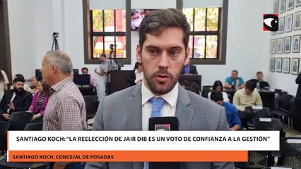 Santiago Koch: “La reelección de Jair Dib es un voto de confianza a la gestión”