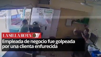 Clienta enfurecida agredió a una empleada de taquería en Tampico