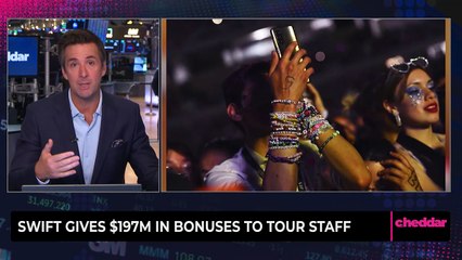 Swift Gives $197M in Bonuses to Tour Staff