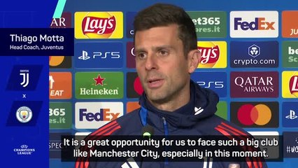 'Crisis is all relative' - Motta plays down City's poor form