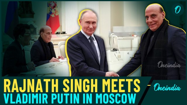 Indian Defense Minister Rajnath Singh Meets Russian President Vladimir Putin in his fruitful Moscow
