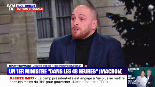Pour Emmanuel Macron, les 11 millions d'électeurs du Rassemblement national, c'est des tocards , déclare Matthieu Valet (RN)