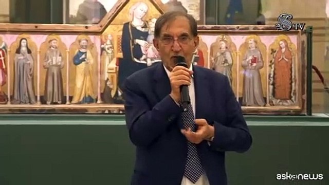 La Russa inaugura la mostra San Francesco, tra Cimabue e Perugino