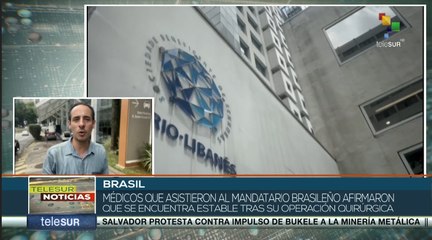 Pdte. de Brasil estable tras ser sometido a una intervención quirúrgica