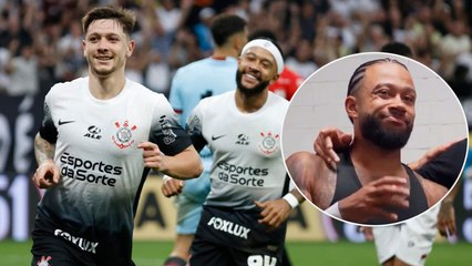 Corinthians: Memphis Depay en modo capitán anima a sus compañeros tras culminada la temporada