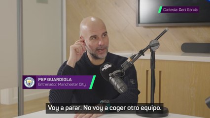 Guardiola conversa con el chef Dani García: "Algún momento que sentiré que ya es suficiente y ahí voy a parar"