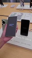 S24 ultra and huawei in one frame