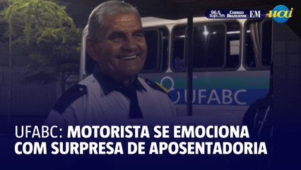 Motorista de ônibus se emociona com surpresa no dia da aposentadoria | *