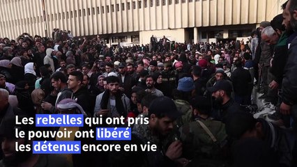 Syrie: des centaines à la recherche de leurs proches devant la sinistre prison de Saydnaya