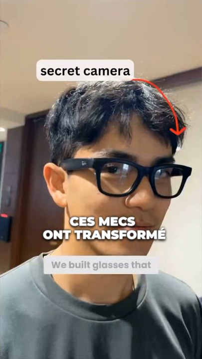 Ils ont transformé les Ray-Ban Meta en lunettes espion 🕶️