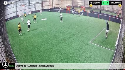 Faute de Nathan B - Fc Montreuil