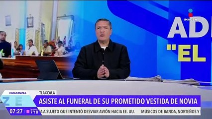 Mujer se viste de novia para ir al funeral de su prometido