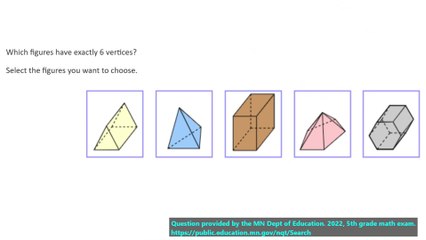 Math practice question, 3D shapes, question 11