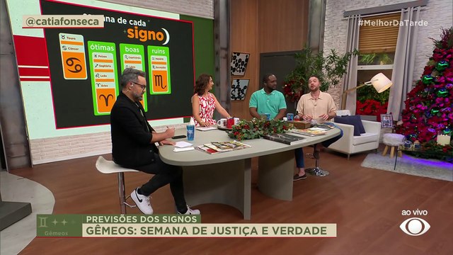 PREVISÃO SEMANAL: Veja horóscopo de 08/12 a 14/12 para o SIGNO DE GÊMEOS | Melhor da Tarde