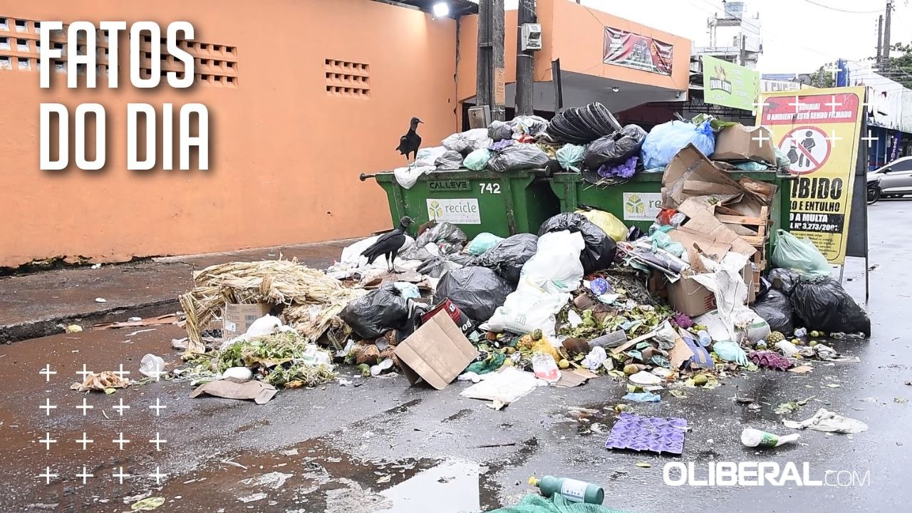 Lixo nas ruas de Ananindeua causa transtornos e revolta nos moradores