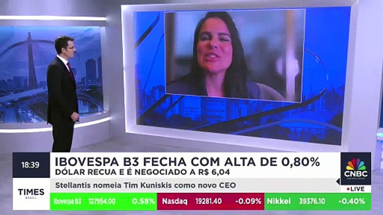 Ibovespa B3 fecha em alta de 0,80%, enquanto dólar cotado a R$ 6,04; diretora da Warren analisa