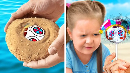 DIY Pomni Lollipop 🤡🍭 *Genius Gadgets And Hacks For The Best Parents*