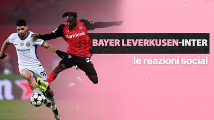 Bayer Leverkusen-Inter 1-0, le reazioni social