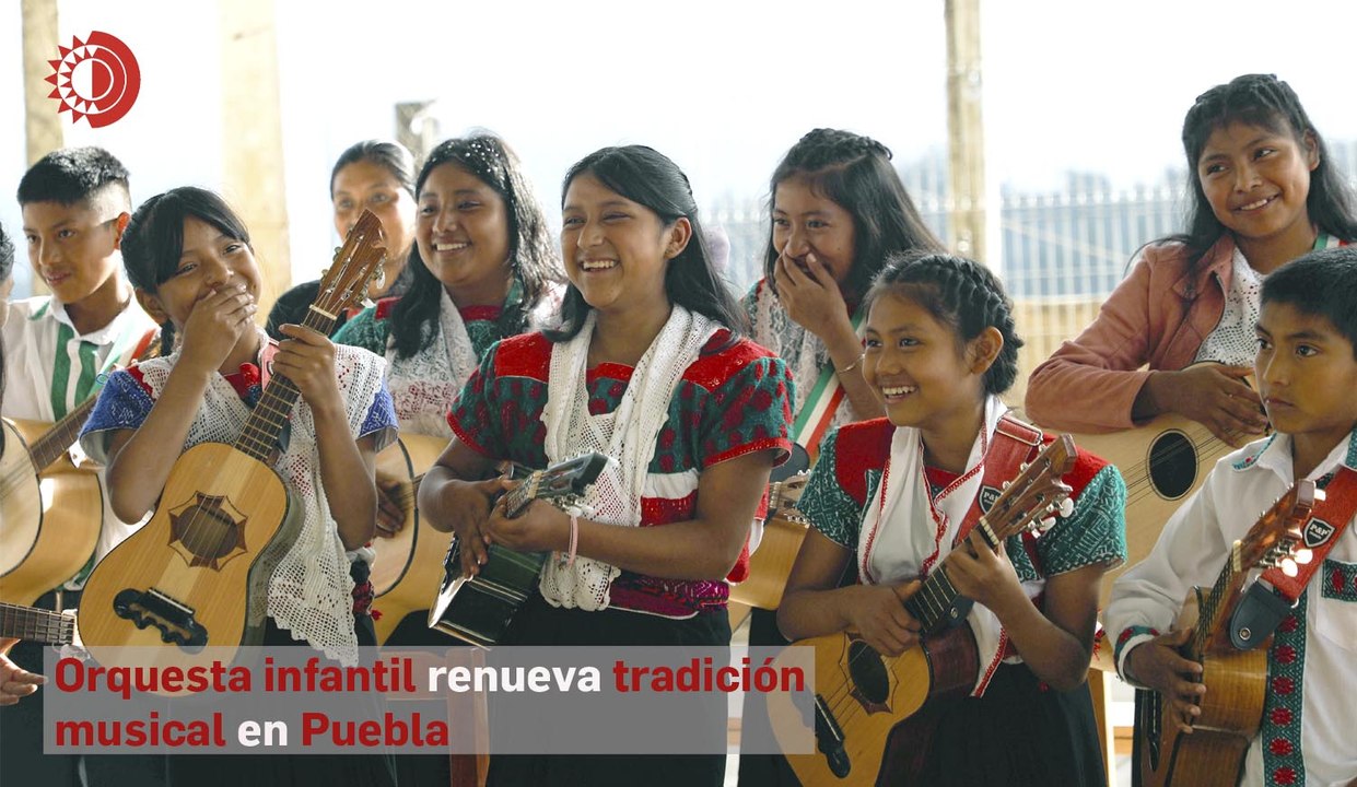 Orquesta infantil renueva tradición musical en Puebla