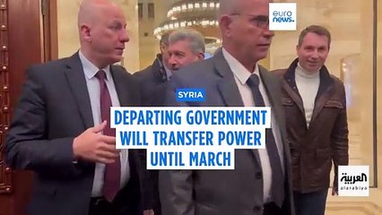 Syria’s departing government will transfer power until March, says head of interim cabinet