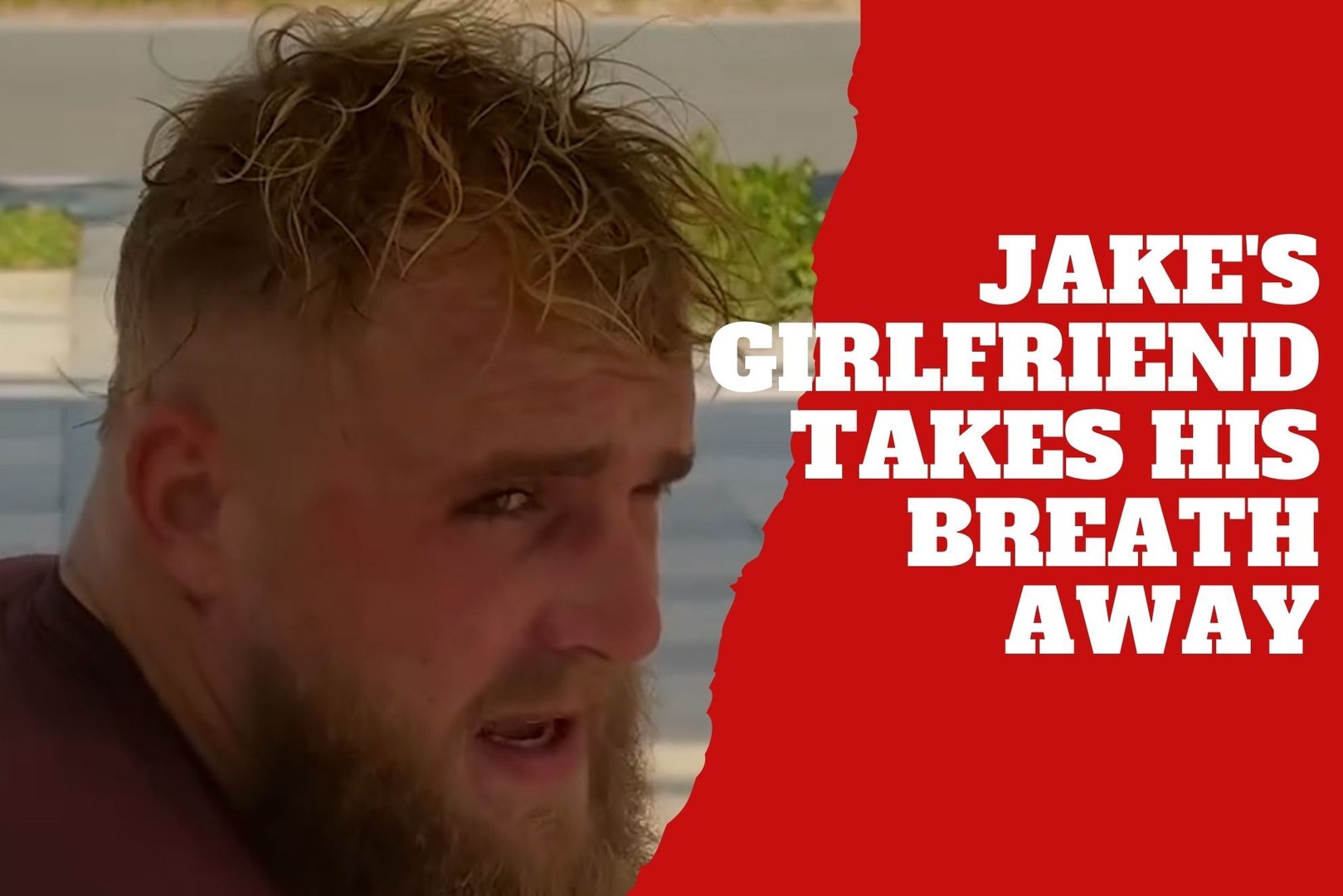 Jake Paul asks for a corner as his girlfriend Jutta Leerdam leaves him breathless