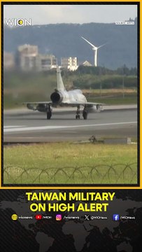 China Taiwan- Military Jets Take Off From Taiwan As China Warships Sail Near Island