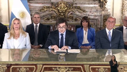 🔴MILEI EN CADENA NACIONAL: "VAMOS A DISEÑAR UN PLAN NUCLEAR ARGENTINO"