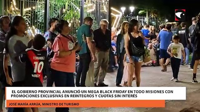 El Gobierno provincial anunció un Mega Black Friday en todo Misiones con promociones exclusivas en reintegros y cuotas sin interés