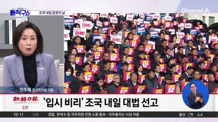 ‘입시 비리’ 조국 내일 운명의 날