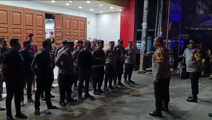 Pengarahan Kabag Ops Polres Serdang Bedagai Sumut