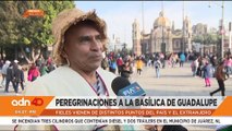 Peregrinos comienzan a llegar a la Basílica de Guadalupe; vienen de distintos puntos del país