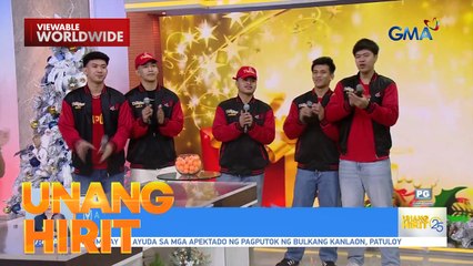 NCAA Season 100 Men’s Basketball Champions MAPUA Cardinals, sasabak sa UH Party Games! | Unang Hirit