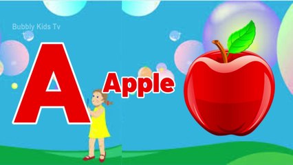 Easy Learn A for Apple , B for ball | kids learning, nursery song