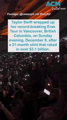 Taylor Swift wraps up record-breaking Eras Tour