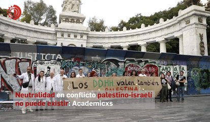 Neutralidad en conflicto palestino-israelí no puede existir: Academicxs